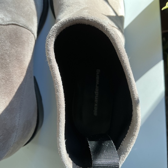 Alexander Wang Beige Suede Ankle Booties - Picture 4 of 4